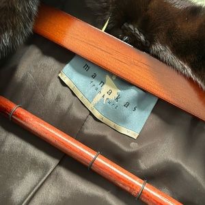 Beautiful Manakas Frankfurt mink coat.